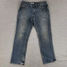 Vintage Urban Pipeline 32x32 Slim Fit Blue Jeans Retro Old School Denim