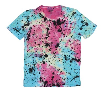 Brooklyn Cloth Tie Dye Crew Neck Short Sleeve Men's T-Shirt NWT Multicolor