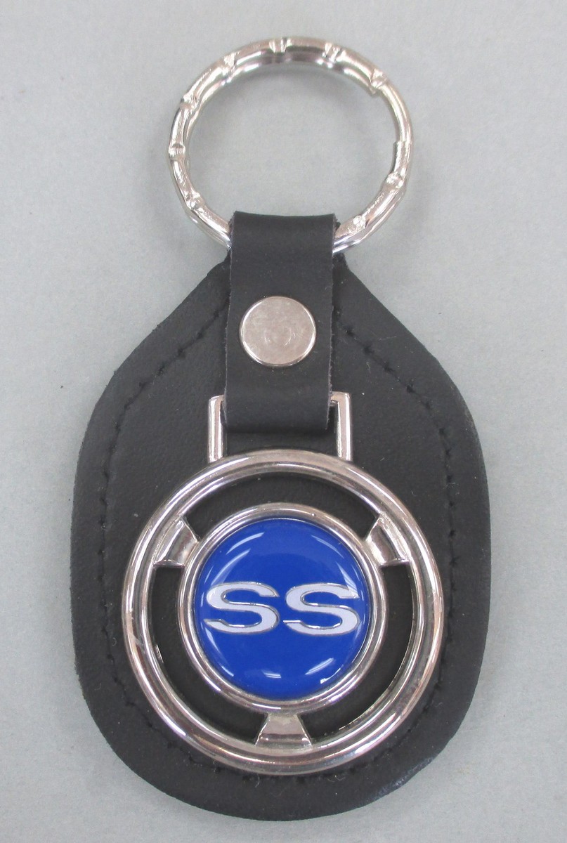 小物 hi@ro Vintage Blue SS SUPER SPORT 2238 Steering Wheel Black Leather Key