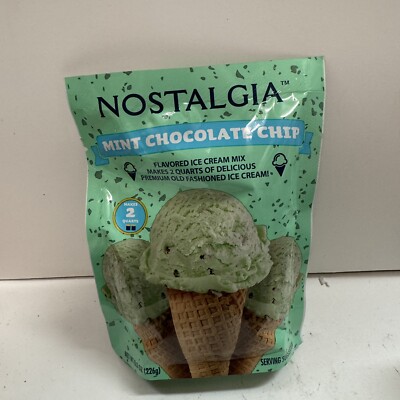 Nostalgia Mint Chocolate Ice Cream Mix HTF