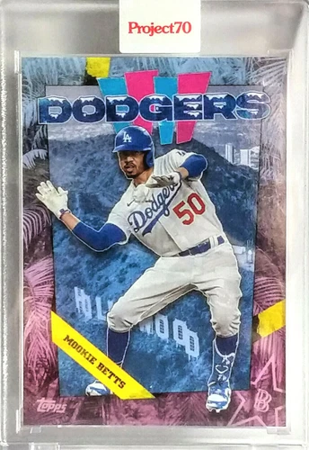 Topps Project 70 Mookie Betts Card #1 by Ben Baller
