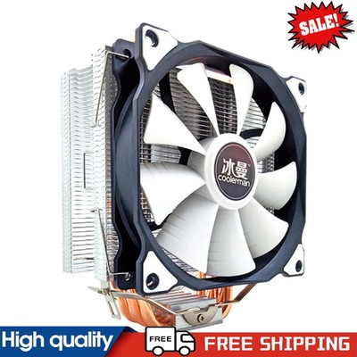 MT6 12cm CPU Kühler Lüfter 6 Heatpipes 4 Pin Heatsink (Single Fan) #g