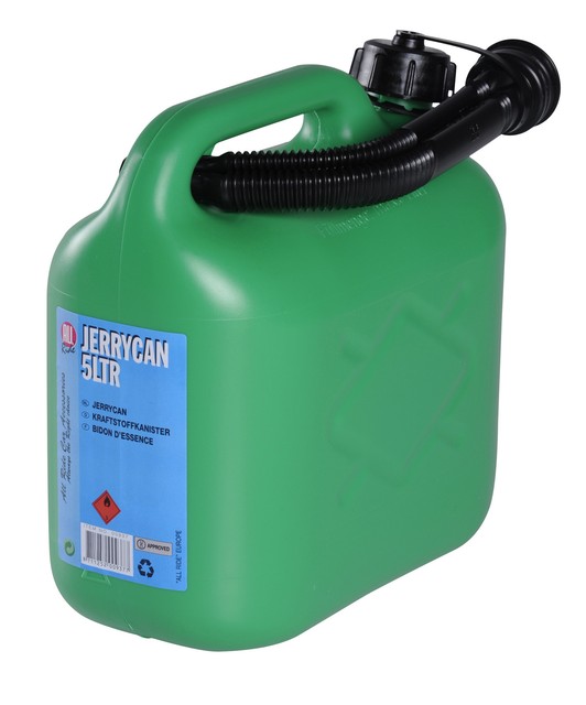 5l 5 Litre Plastic Fuel Diesel Petrol Water Jerry Can Pouring Spout