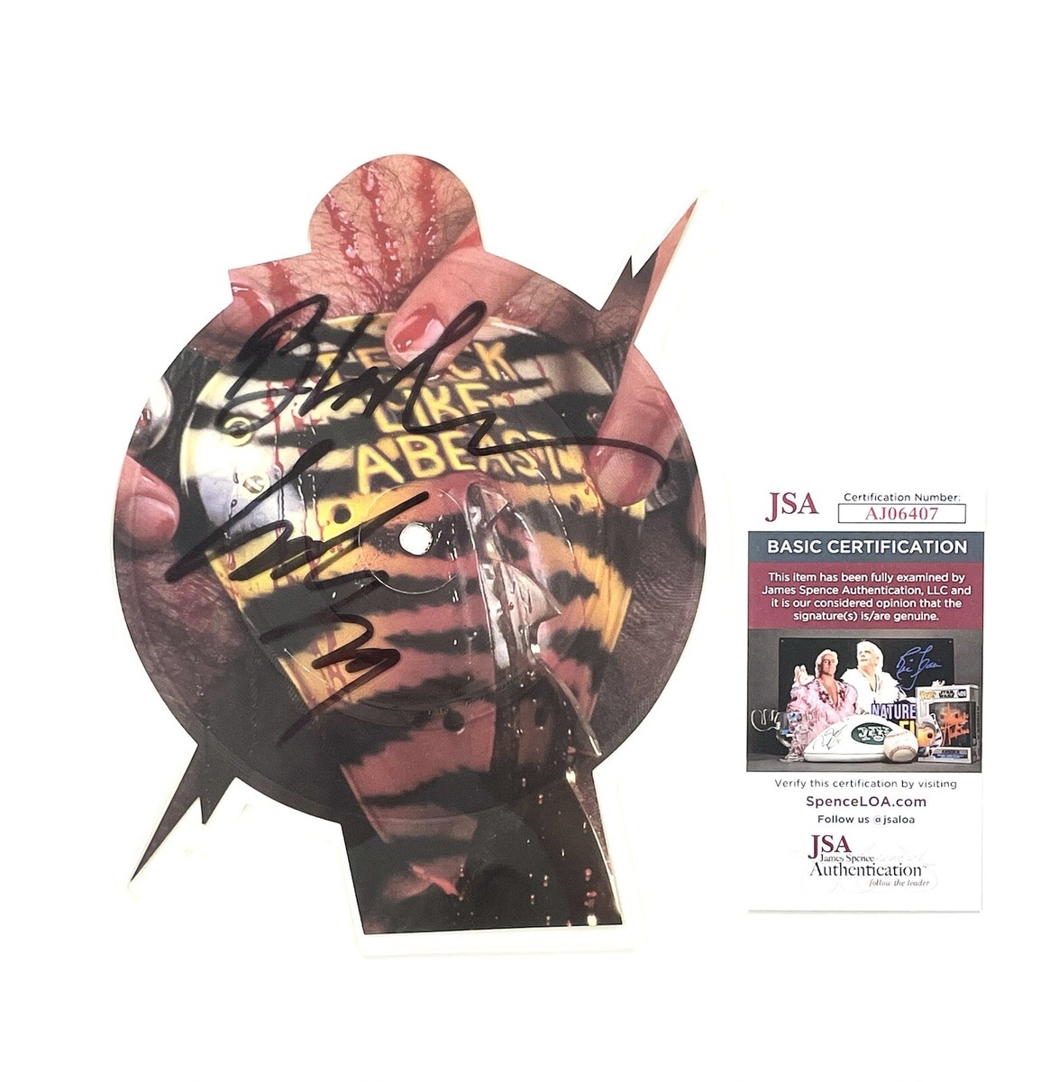 W.A.S.P. Animal 変形ピクチャーディスク レコード W.A.S.P. Signed Animal F**k Like A Beast Shaped Vinyl Picture Disc