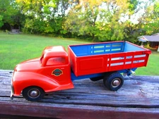 GAMA Toy Tin Windup Truck # 255 Germany- C. 1950s
