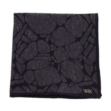 WRK Mens Purple SPECKLED GEOMETRIC Cotton Pocket Square NWT