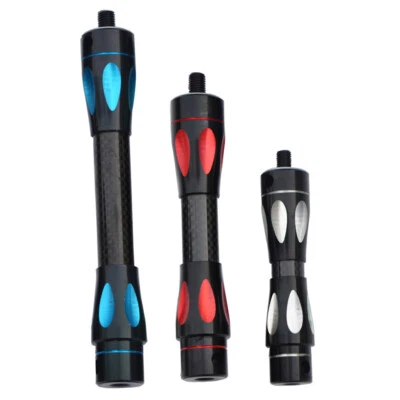 AMEYXGS 4" 5" 6" Bogenschießen Balance Bar Stabilisator Extender Stange Stoßdämpfer