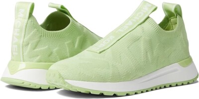 New Michael Kors Bodie Slip On Stretchy Sneakers Women Shoes aloe lime 