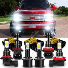 For Chevy Suburban 2000-2006 Tahoe 2001-2005 2006 Led Headlight Fog Light Bulbs