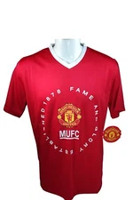 Manchester United FC Soccer Official Adult Poly Jersey 01 Rhinox -L