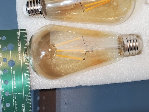 6 Pack LED Edison Bulbs 40W Equivalent 4 Watt LED Filament Bulb 2700K Soft White - Picture 3 of 9