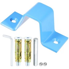 Image of Wall Ground Security Anchor 65mm x 160mm Motorcycle Bicycle Steel Chain Lock Kit