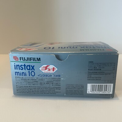 FUJIFILM Instax Mini 10 Instant Film Camera with Box & Manual