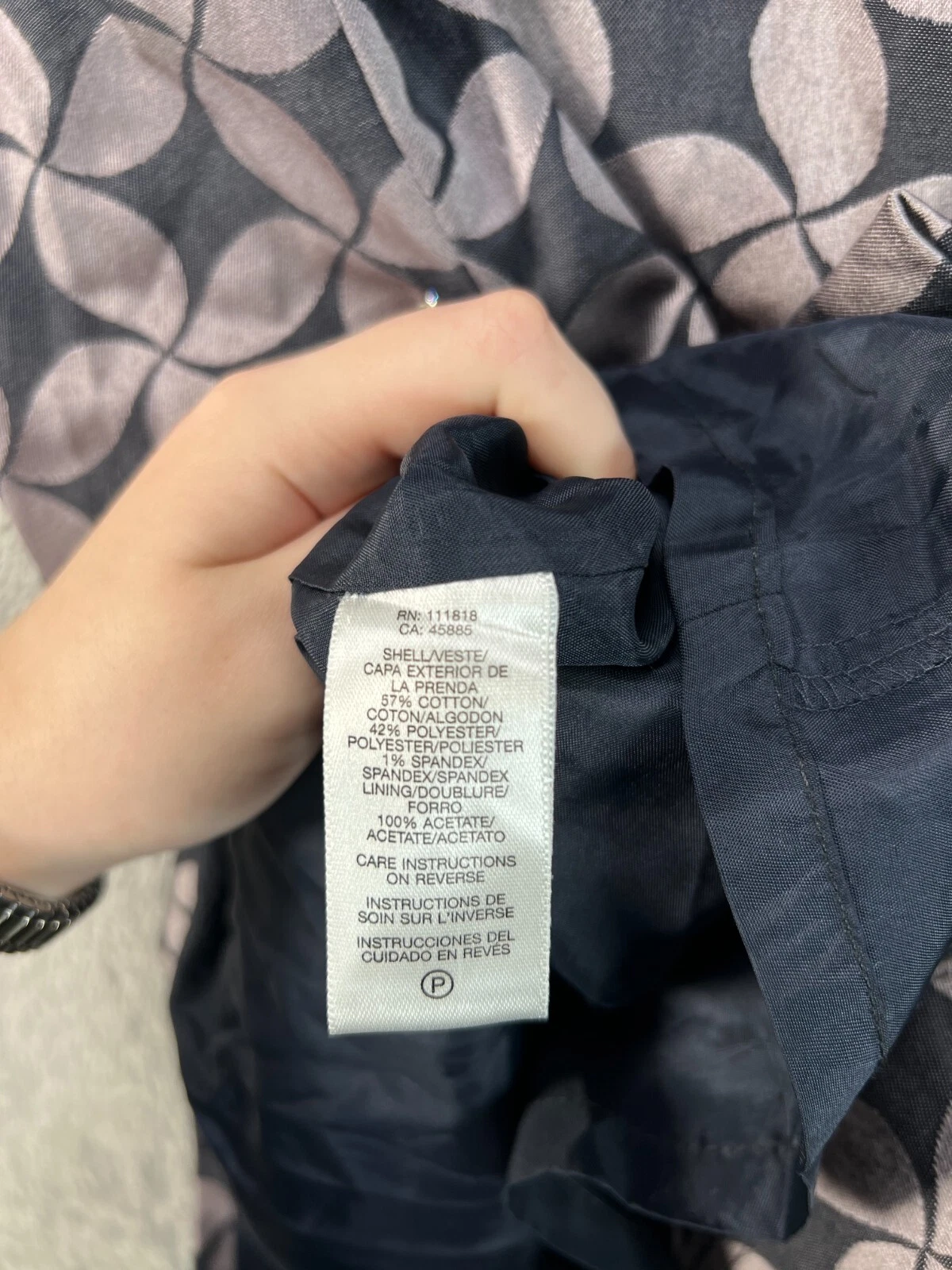 Michael Kors Mini Abito Donna 4 Blu Lucido Tubino Geometrico Senza Maniche Donna