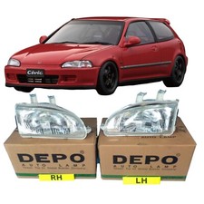 Honda Civic Eg6 Eg9 Headlight Headlamp Head Light Lamp 1 Pair Lh Rh Honda Civic Eg6 Eg9 Headlight Headlamp Head Light Lamp 1 Pair Lh Rh