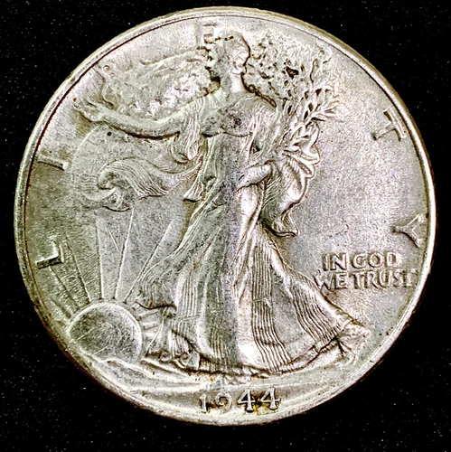 1944-P 50C Walking Liberty Half Dollar AU+
