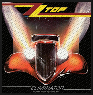 ZZ TOP PATCH AUFNÄHER # 4 ELIMINATOR 10x10cm FLICKEN ABZEICHEN