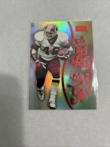 2000 SkyBox Sole Train STAR RUBIES Stephen Davis #d 039/100 Washington Redskins