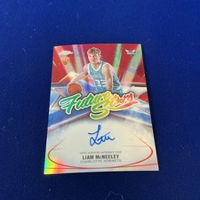 Liam McNeeley 2025-26 Topps Chrome RED REFRACTOR Auto#1/5 SSP