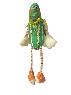 Vintage 1980 Amtoy Super Pickle Plush by American Greetings 13.5''
