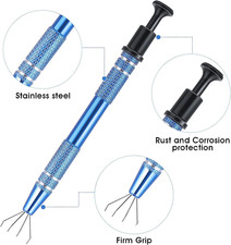 3Pcs Piercing Ball Grabber Tool, 4 Claw Jeweler's Pick Up Tool,  Piercing Bal...