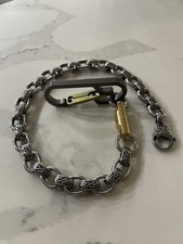 Wallet Chain, Fat Link, Celtic Design w/Titanium Carabiner, 17-3/8  , 44.13cm