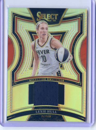 2025 Panini Select WNBA Silver Prizm Jersey Lexie Hull Indiana Fever