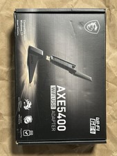 MSI AXE5400 WiFi 6E USB Adapter - WLAN up to 5400 Mbps 6GHz, 5GHz, 2.4GHz