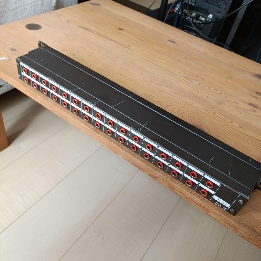 TASCAM PB-32P 32-Point Unbalanced Patch Bay Audio Equipment Used