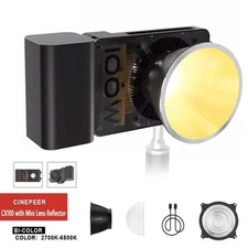 Zhiyun CX100 Continuous LED Video Light 100W Photography Light w/ Lens Reflector