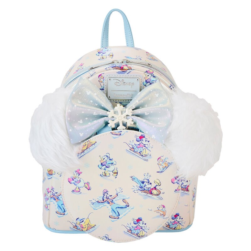 Set Mochila + Diadema Orejas Winter Wonderland Mickey And Fr