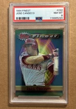1994 Topps Finest - Jose Canseco #222 PSA 8