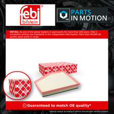 Image of Air Filter fits BMW 635D E63, E64 3.0D 07 to 10 13717793647 Febi Quality New