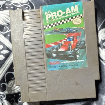 R.C. Pro-Am Nintendo NES 1987 Rare Racing Car Game Cartridge