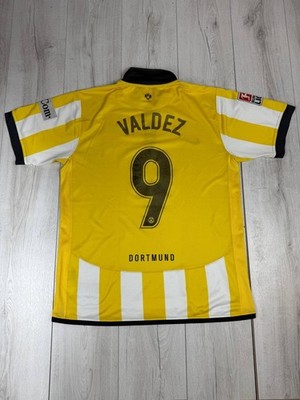 Vintage Nike Borussia Dortmund 2007-08 Home Jersey VALDEZ #9 Size