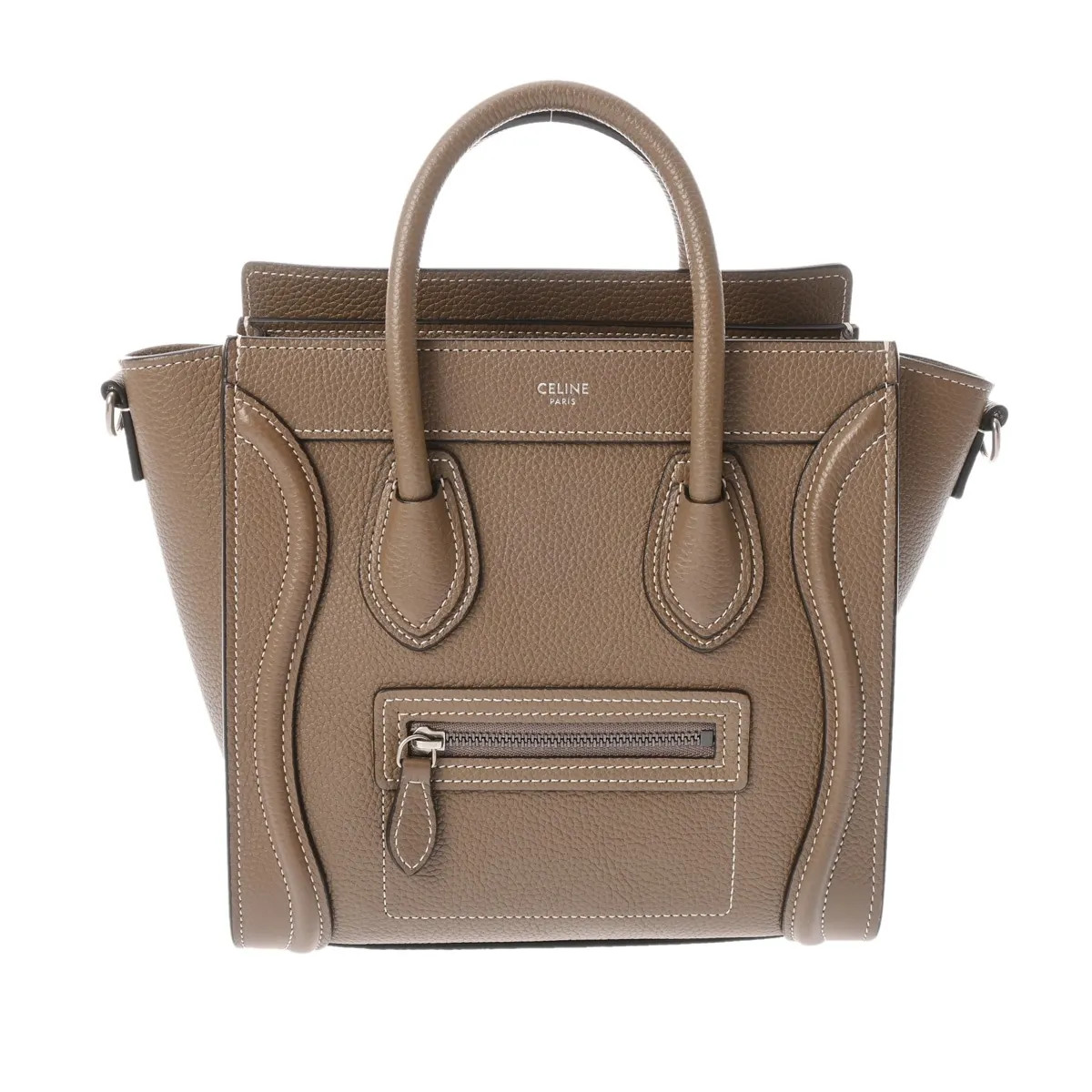 Celine Luggage 189243DRU.09SO Handbag Calfskin, Lambskin #WB5432