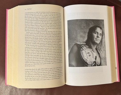 Bret Hart Hitman Wrestling Autobiography Illustrated HC Grand Central 2008 1st