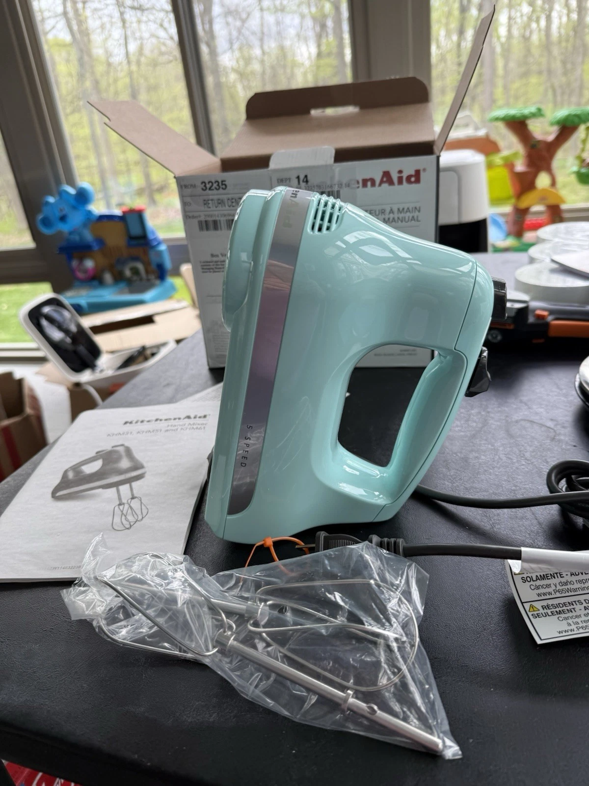 KitchenAid 5-Speed Ultra Power Hand Mixer - KHM512I Ice Blue
Opens in a new window or tab