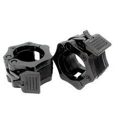 2" Spinlock Barbell Collars Quick Release Clamps for Weightlifting 2x in Black