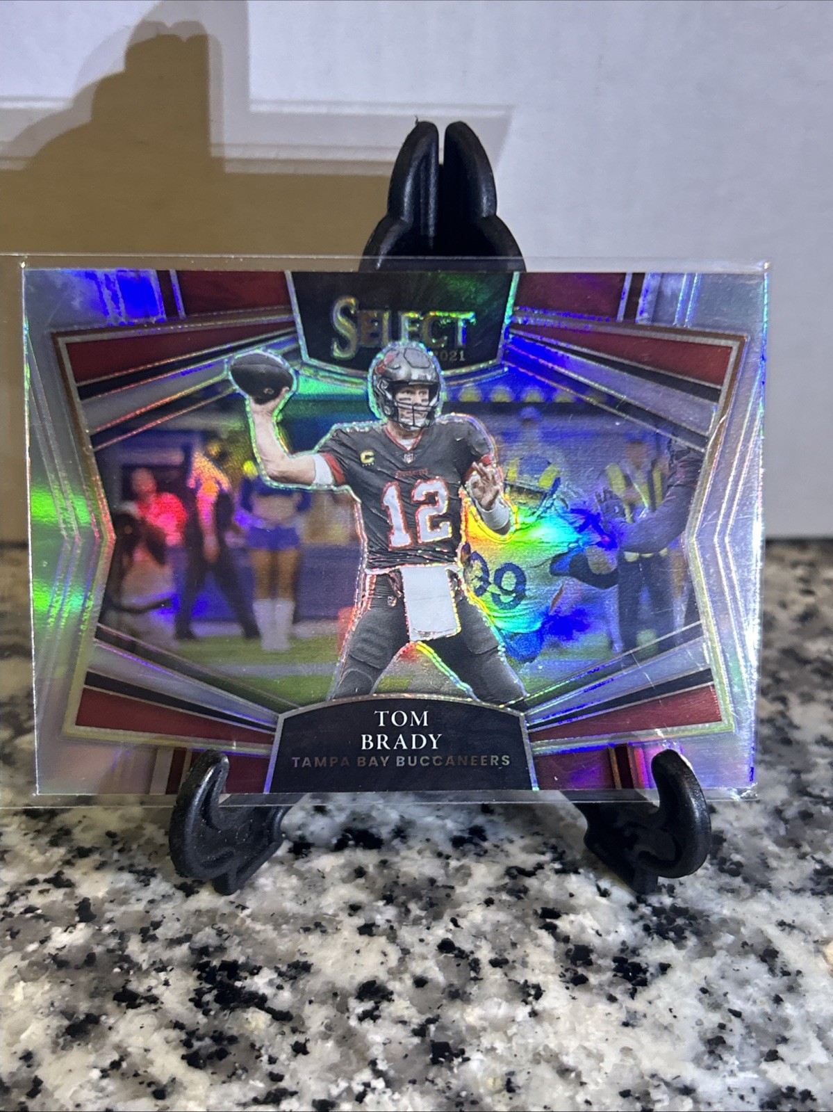 2021 Select Football Tom Brady Snapshots Silver Prizm HOLO #SS-8 Buccaneers