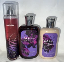 Bath & Body Works Dark Kiss Fragrance Spray Mist Wash Shower Gel Lotion