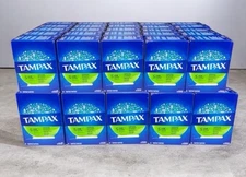 40ct x 45 Tampax Super Absorbency Tampons Cardboard Applicator - Lot of 45 Boxes