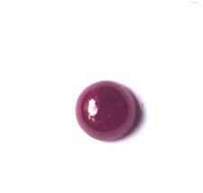 1 Rubin rund Cabochon 1,31 ct 3,2 x 6,0 x 6,0 mm Thailand