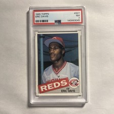 1985 Topps Baseball Eric Davis (RC) Psa 7 New Slab