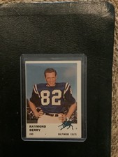 1961 Fleer Colts Raymond Berry # 33 Ex+-NMT