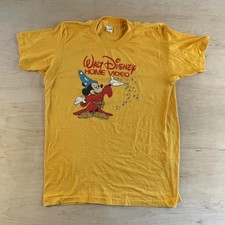Vintage 1983 WALT DISNEY HOME VIDEO Shirt Large Mickey Mouse Single Stitch