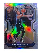 Dwight Powell Signed Panini Prizm Silver Card In Person Autographed