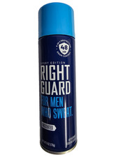3 PACK Right Guard Sport Unscented Aerosol Antiperspirant Spray 6 oz