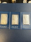 Lot Of 3x 1 oz Pamp Suisse Lady Fortuna .999 Fine Silver Bar Last 3 Out Of Stock