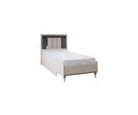 Kinderbett Bettrahmen Bett 120Cm Kinderzimmer Bettgestelle Beige Stoff